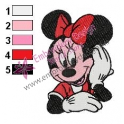Minnie Mouse Cartoon Embroidery 26